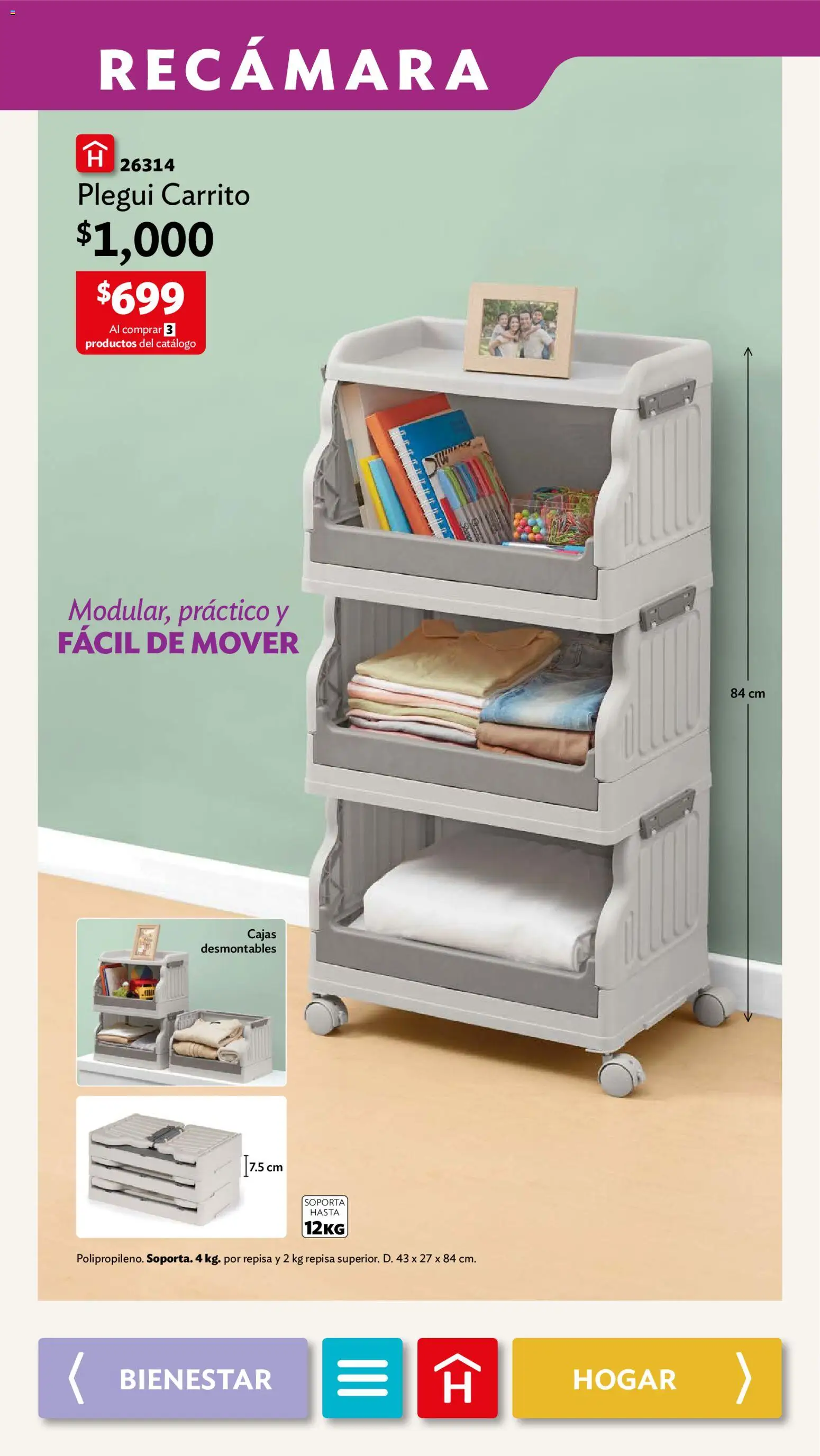 Vista previa las ofertas de la tienda Betterware - Betterware campaña 10 2026 desde el 28/09/2026 - Repisa