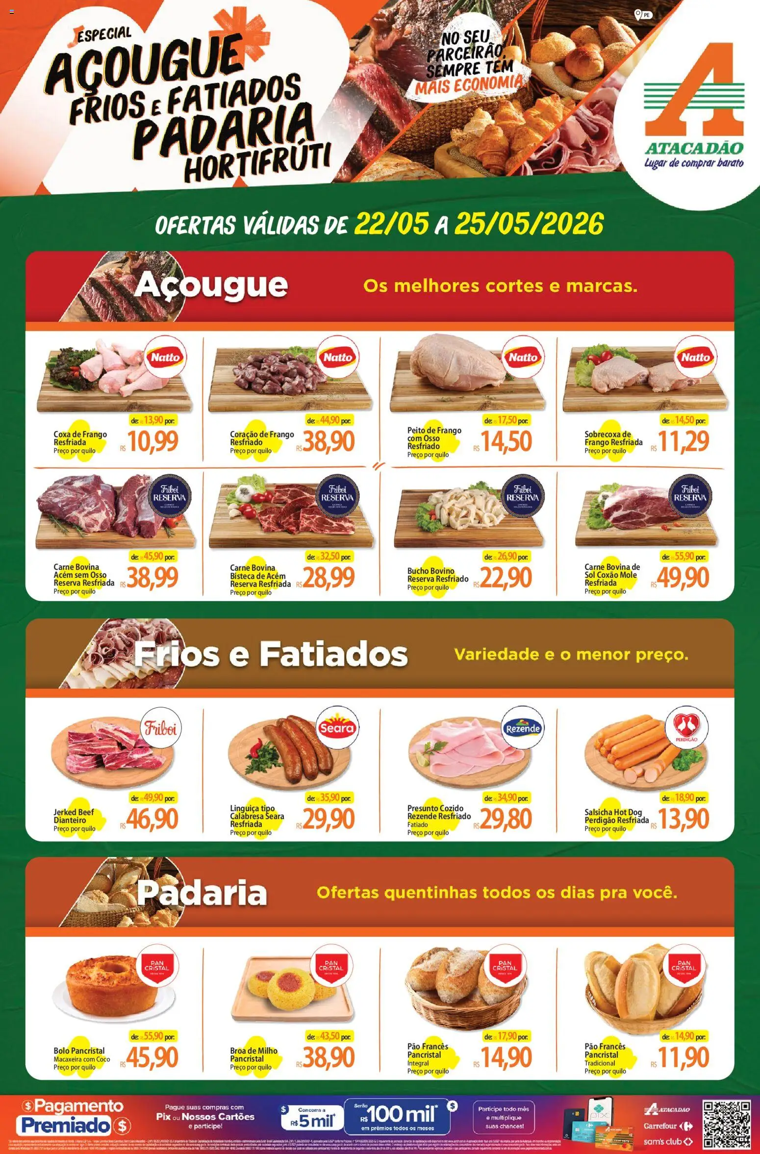 Pré-Visualização do folheto "Atacadão ofertas - PE" da loja Atacadão válido a partir de 22/05/2026
