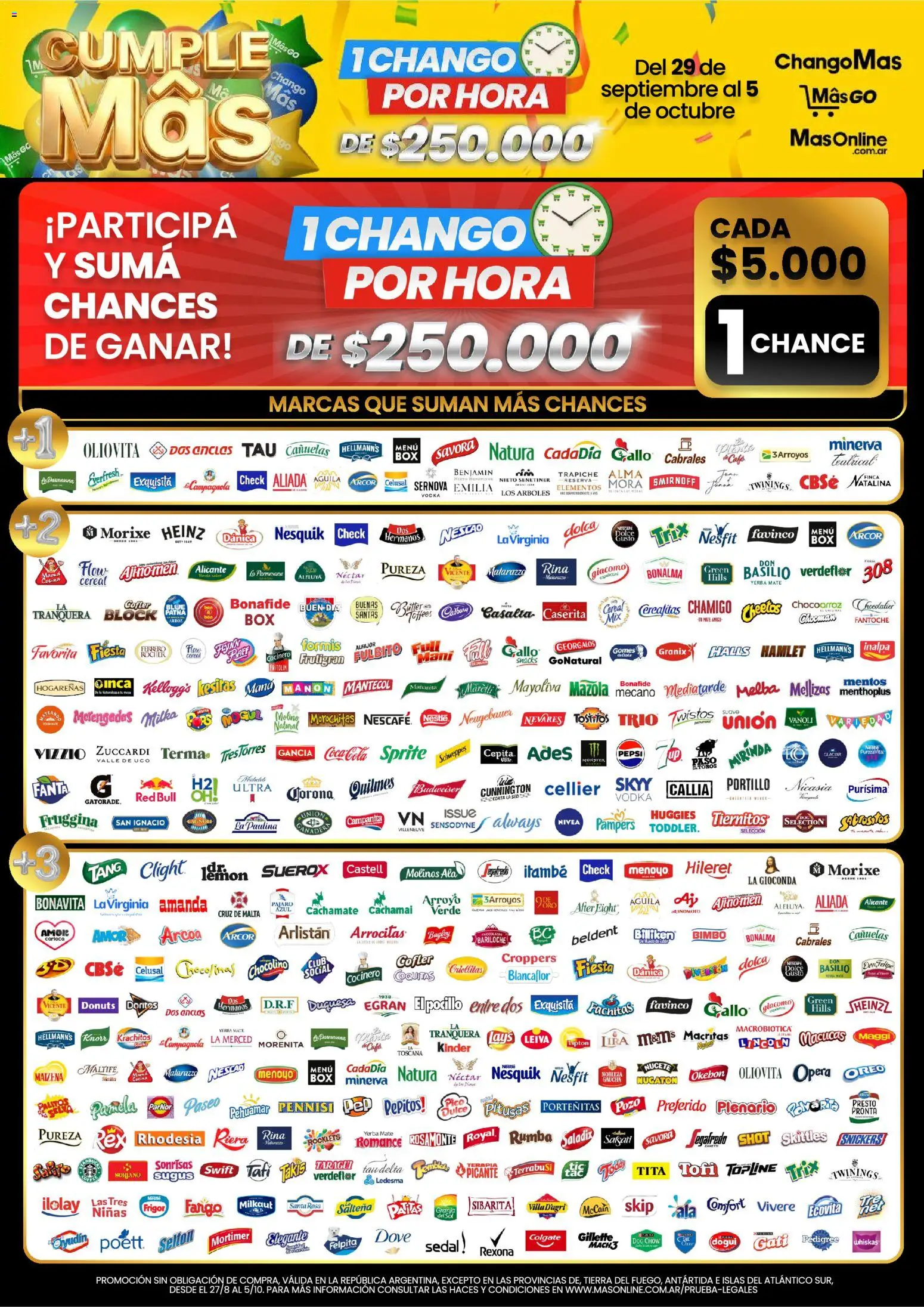 Vista previa del folleto de la tienda Changomas válido desde el 29/09/2026 