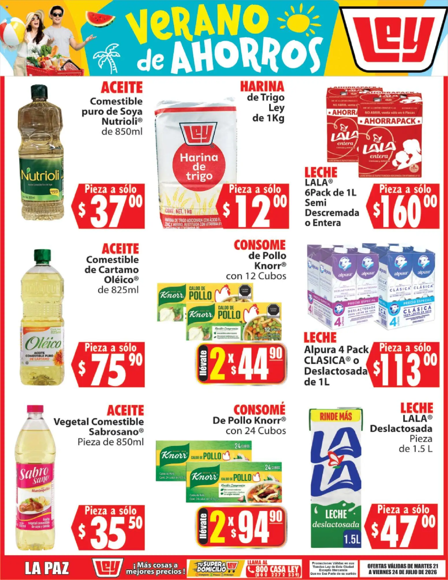 Vista previa las ofertas de la tienda Casa Ley - Casa Ley folleto Verano de ahorros desde el 21/07/2026 