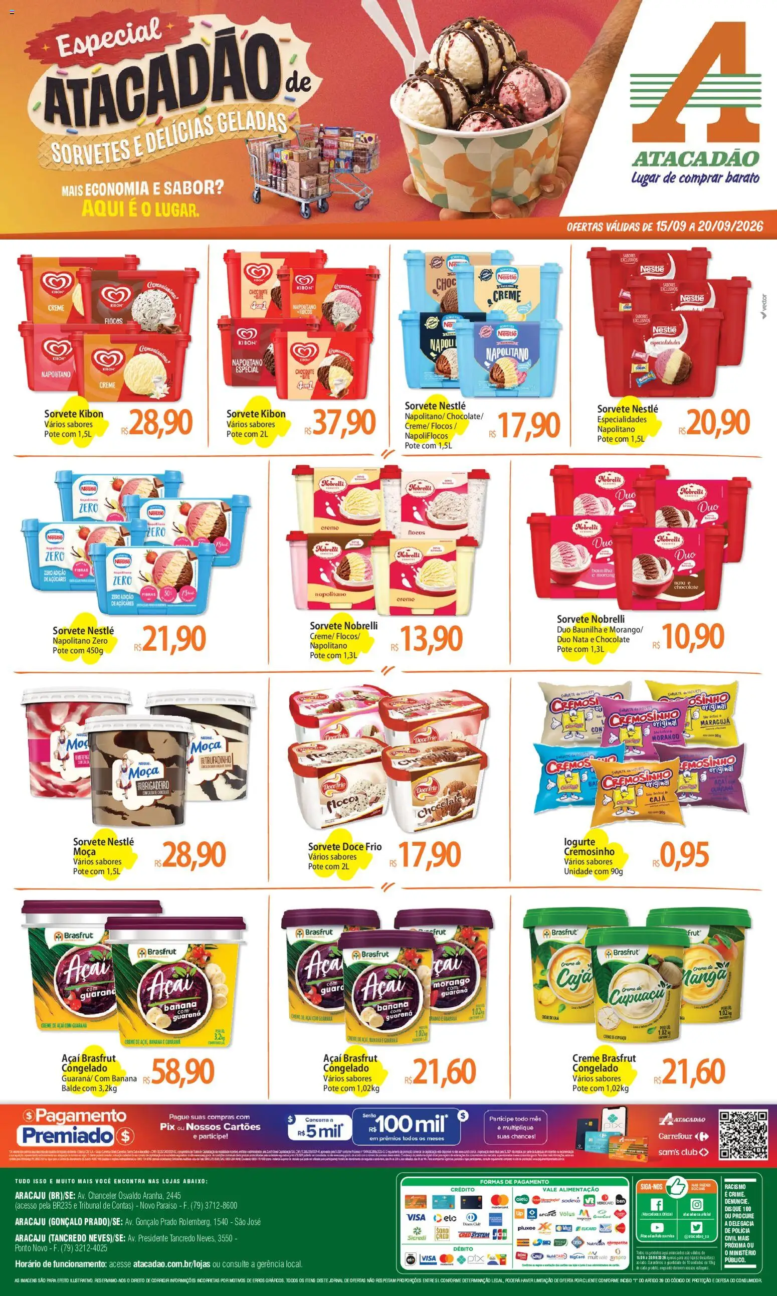 Pré-Visualização do folheto "Atacadão ofertas - SE" da loja Atacadão válido a partir de 15/09/2026