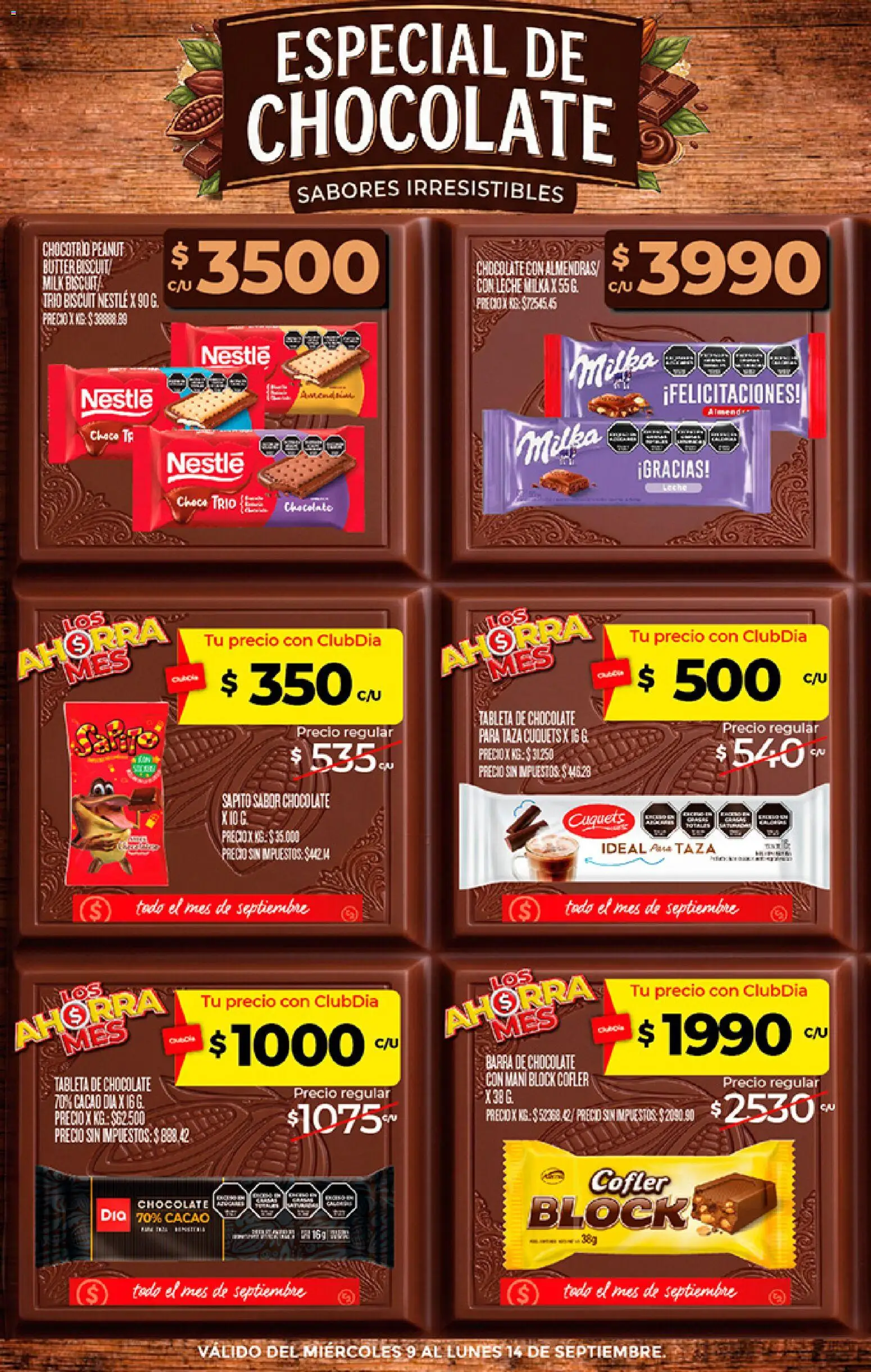Vista previa del folleto de la tienda Dia válido desde el 08/09/2026 