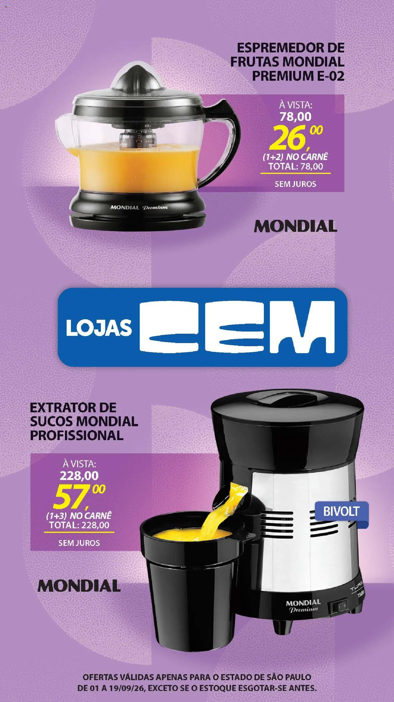 Ofertas Lojas Cem até 19/09/2026. - Página 110