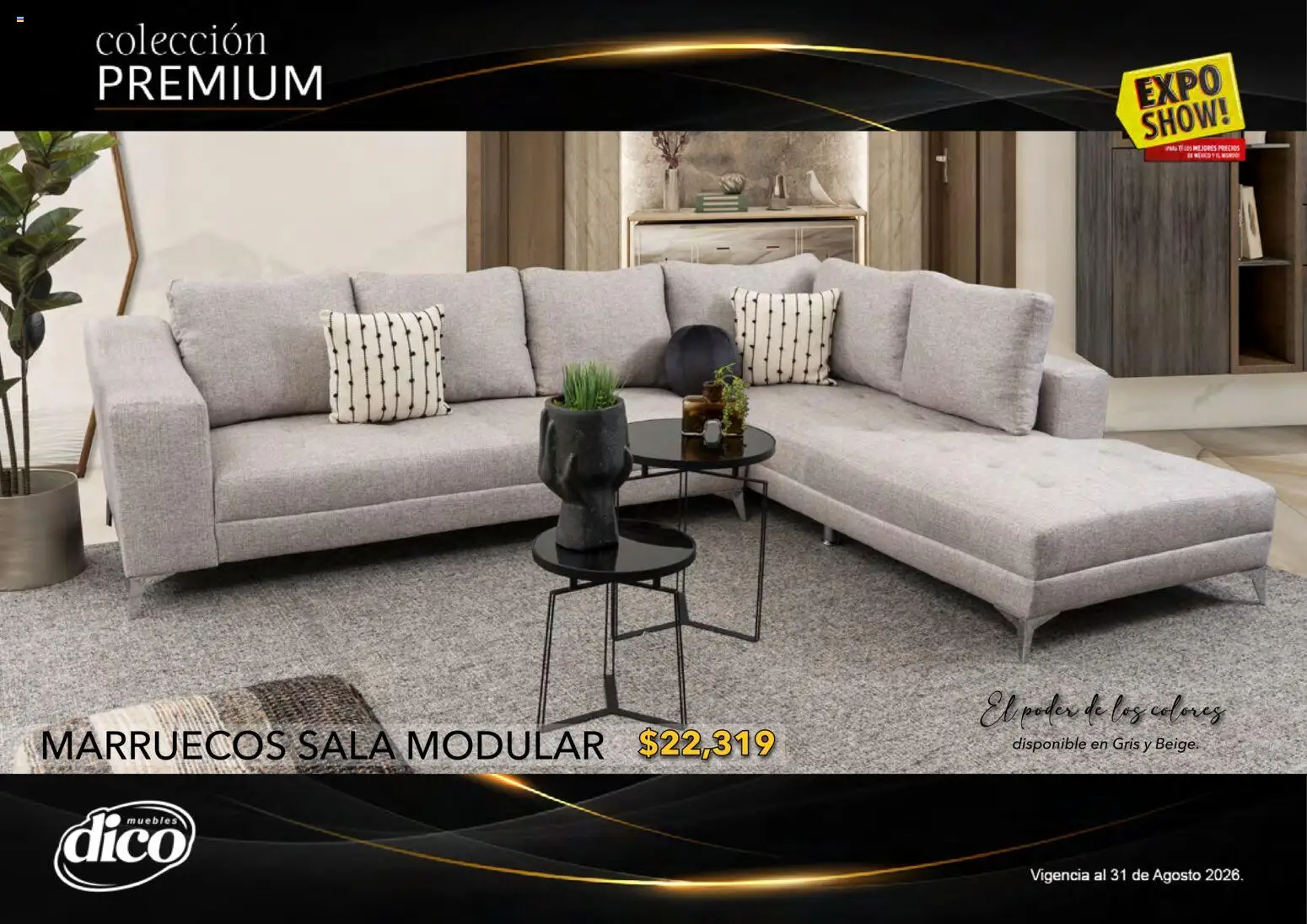 Vista previa las ofertas de la tienda Muebles Dico - Muebles Dico catálogo Colección Premium desde el 01/08/2026 