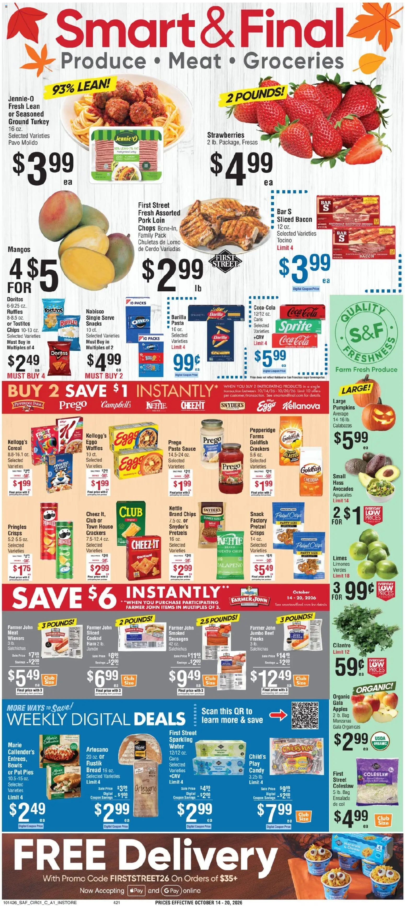 Ad Preview of Smart & Final Smart & Final Weekly Ad from 10/14/2026