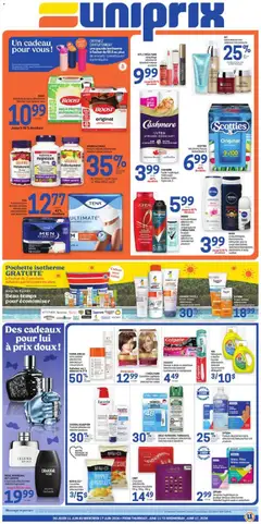 Preview of leaflet Uniprix weekly flyer / circulaire from shop Uniprix is valid from Jun 11, 2026