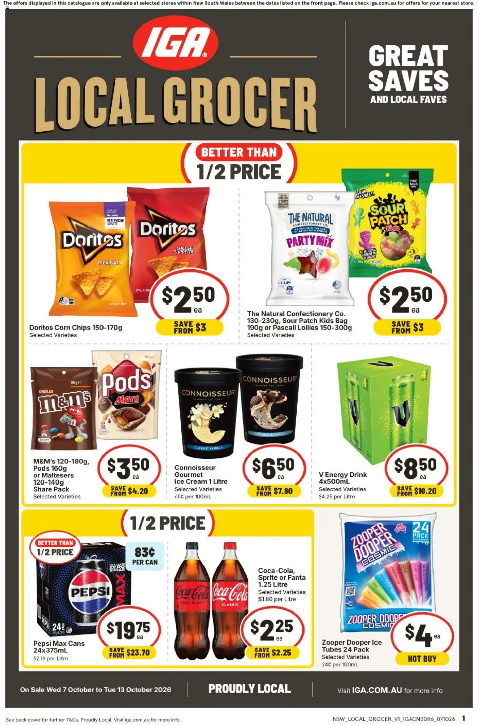 Preview of catalogue IGA Local Grocer NSW from shop IGA valid 07/10/2026