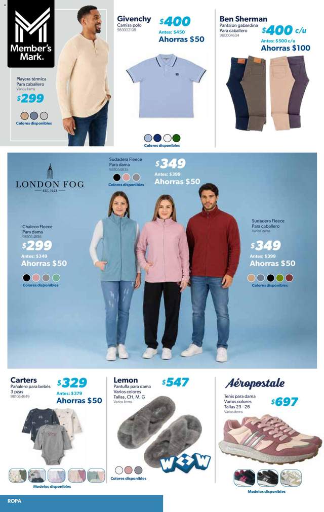 Nuevo catálogo de Sam's Club a partir del 04/09