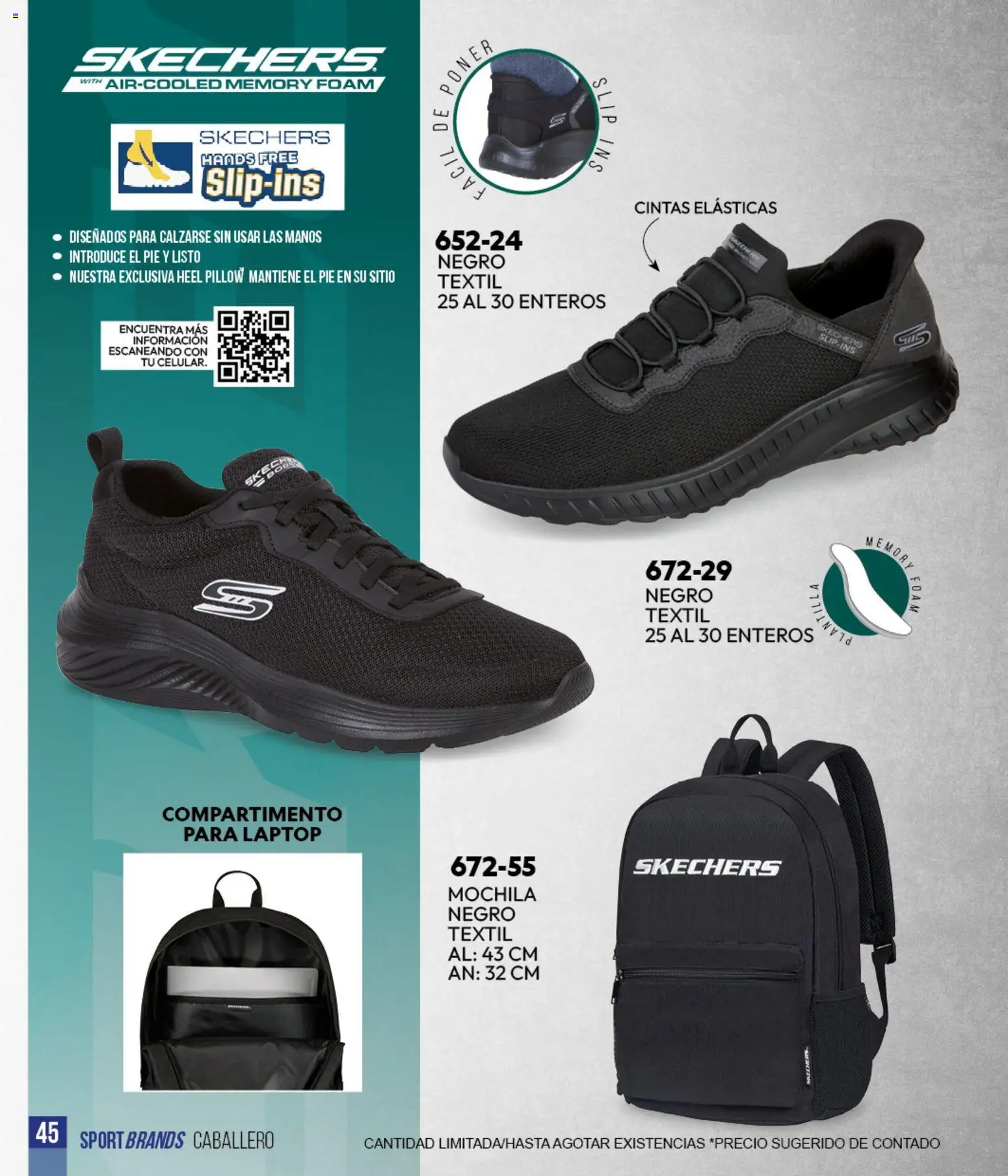 Vista previa las ofertas de la tienda Cklass - Cklass catálogo Sportbrands Verano Caballero desde el 05/03/2026 - Laptop, Mochila
