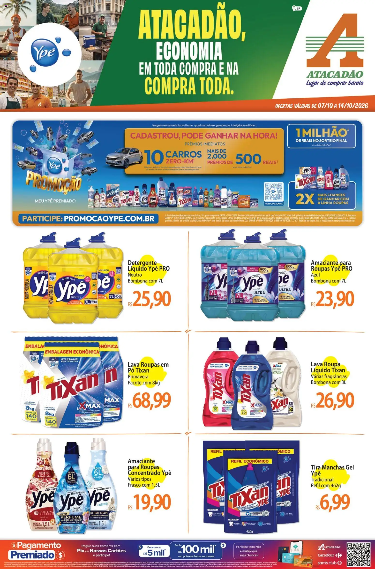 Pré-Visualização do folheto "Atacadão ofertas - SP" da loja Atacadão válido a partir de 07/10/2026
