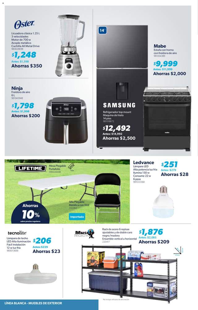 Nuevo catálogo de Sam's Club a partir del 03/07