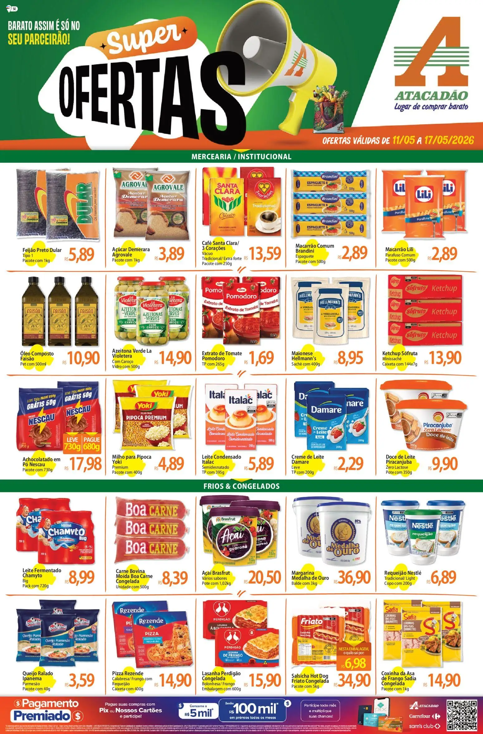 Pré-Visualização do folheto "Atacadão ofertas - SE" da loja Atacadão válido a partir de 11/05/2026