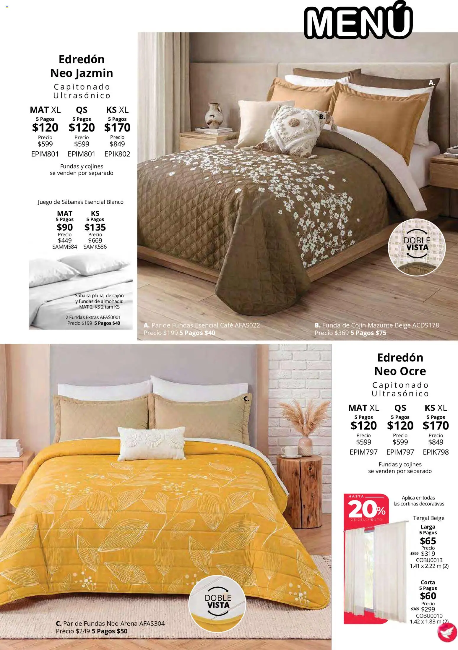 Vista previa las ofertas de la tienda Colchas Concord - Colchas Concord catálogo desde el 15/10/2026 
