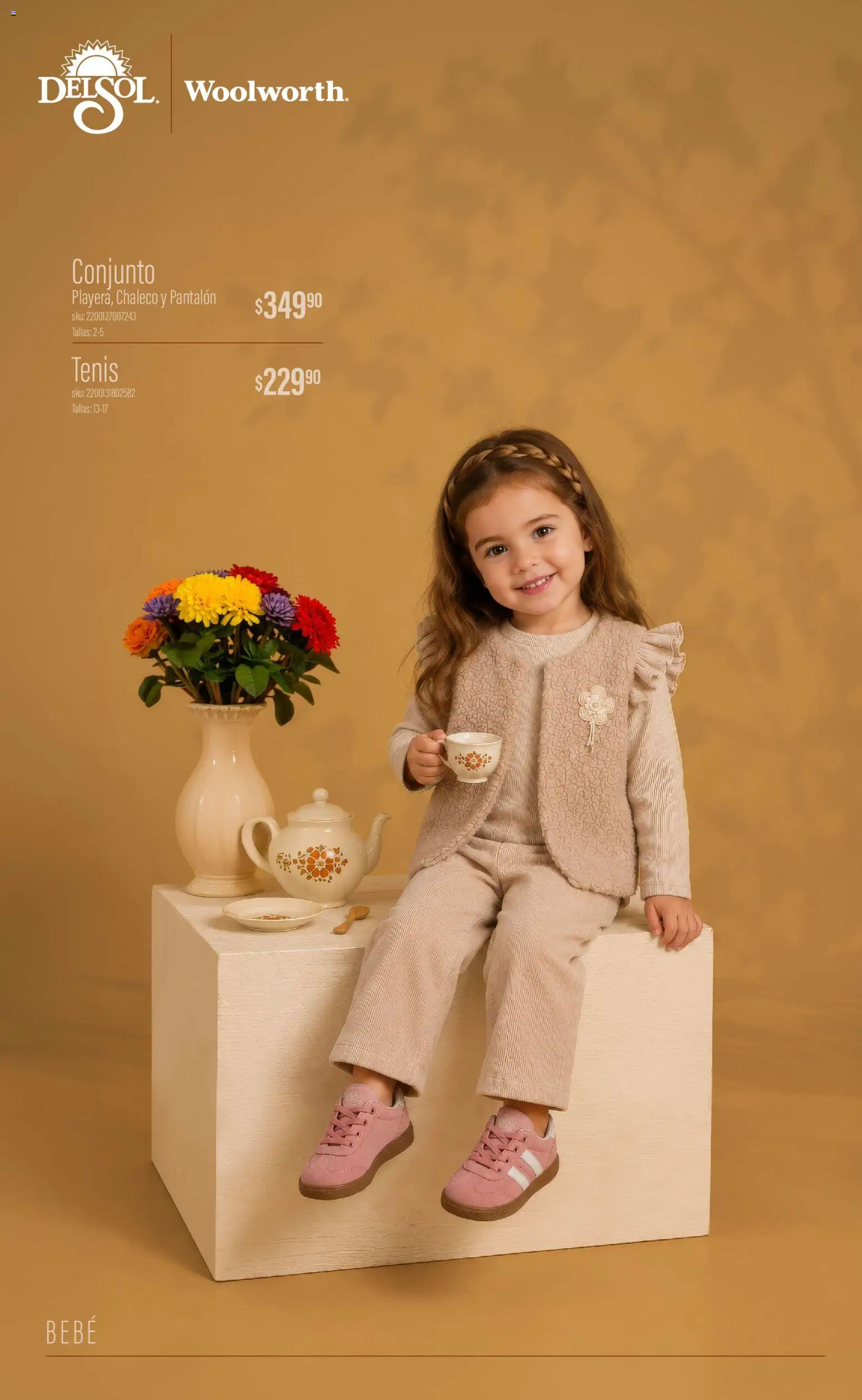 Vista previa las ofertas de la tienda Del Sol y Woolworth - Del Sol y Woolworth catálogo Luce el Otoño desde el 01/10/2026 - Tenis, Chaleco, Conjunto