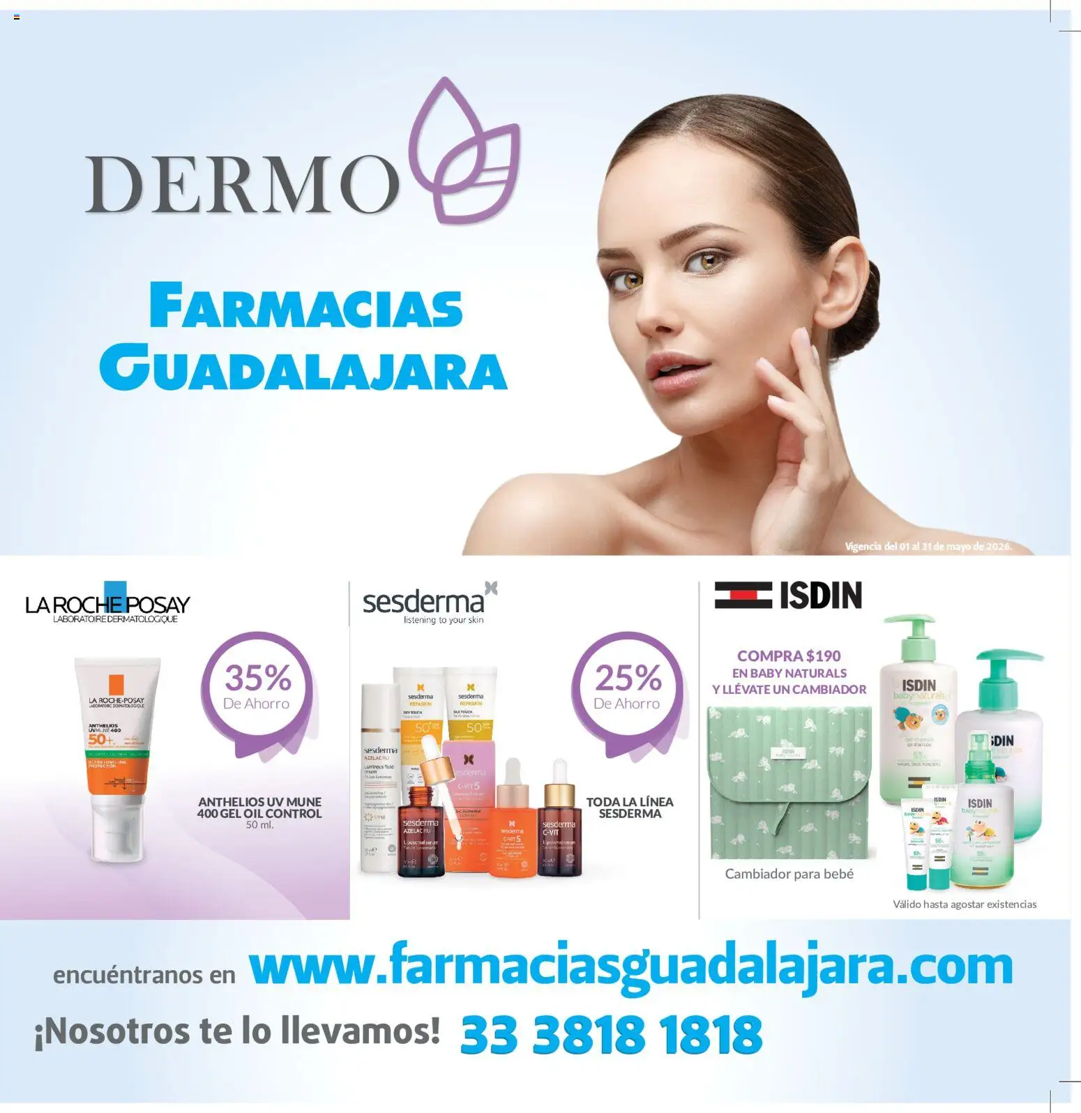 Vista previa las ofertas de la tienda Farmacia Guadalajara - Farmacia Guadalajara catálogo Dermo desde el 01/05/2026 