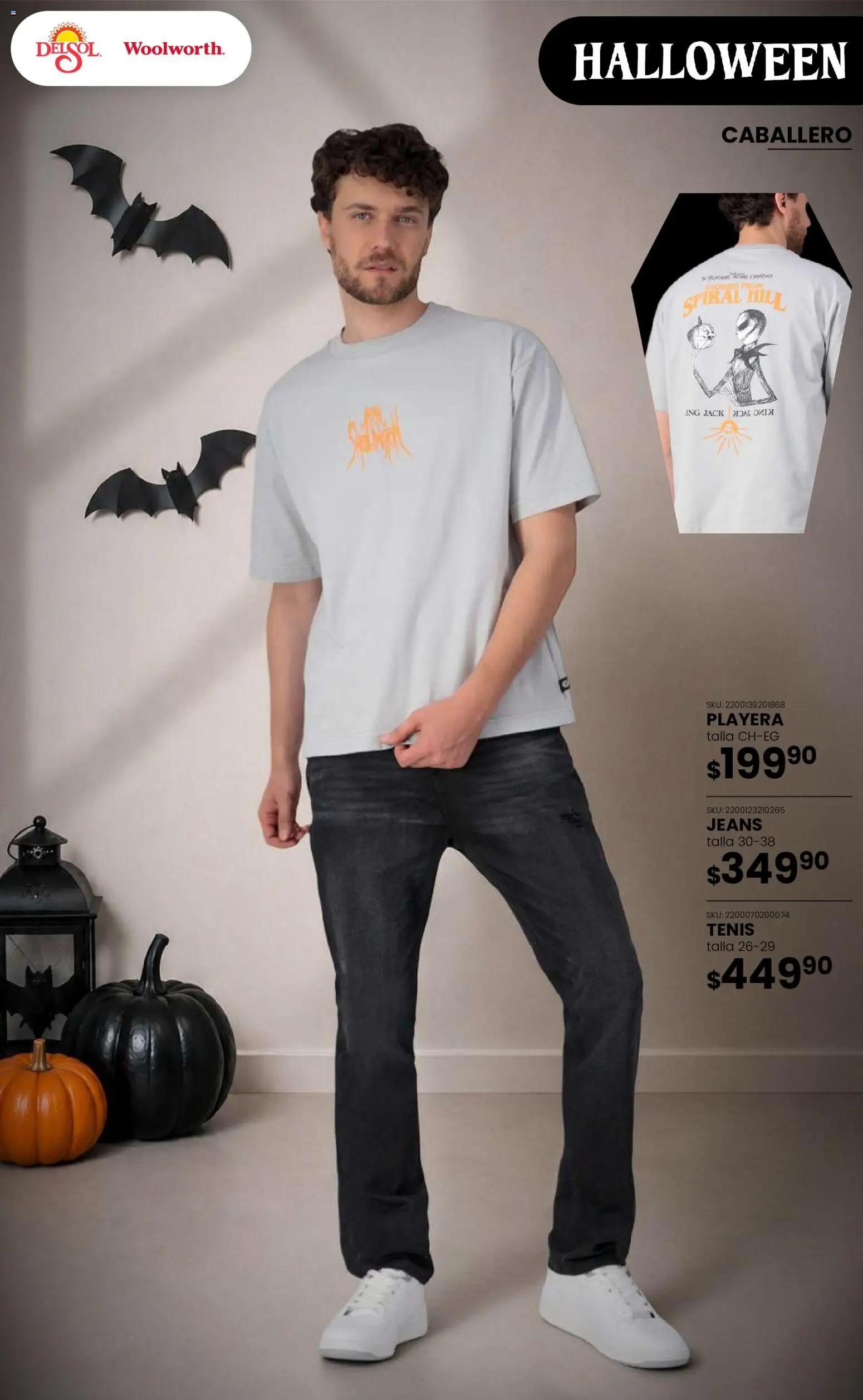 Vista previa las ofertas de la tienda Del Sol y Woolworth - Del Sol y Woolworth catálogo Halloween desde el 22/10/2026 