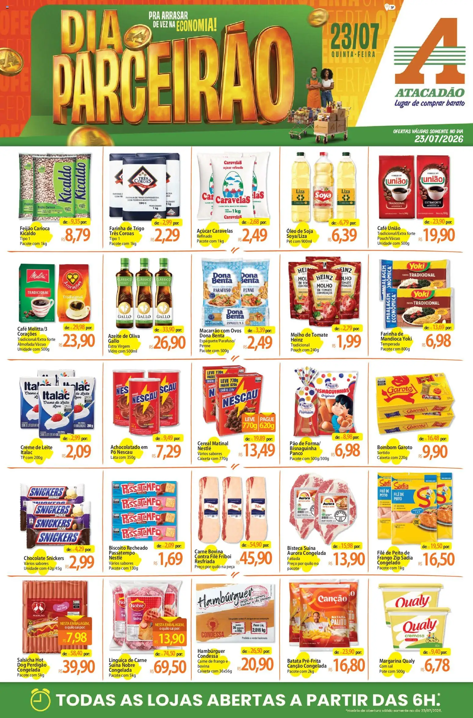 Pré-Visualização do folheto "Atacadão ofertas - SP" da loja Atacadão válido a partir de 23/07/2026