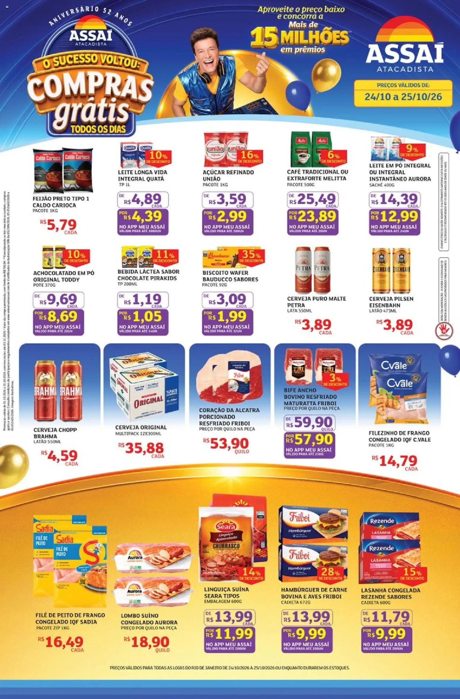 Pré-Visualização do folheto "Assaí Atacadista ofertas - RJ" da loja Assaí Atacadista válido a partir de 24/10/2026