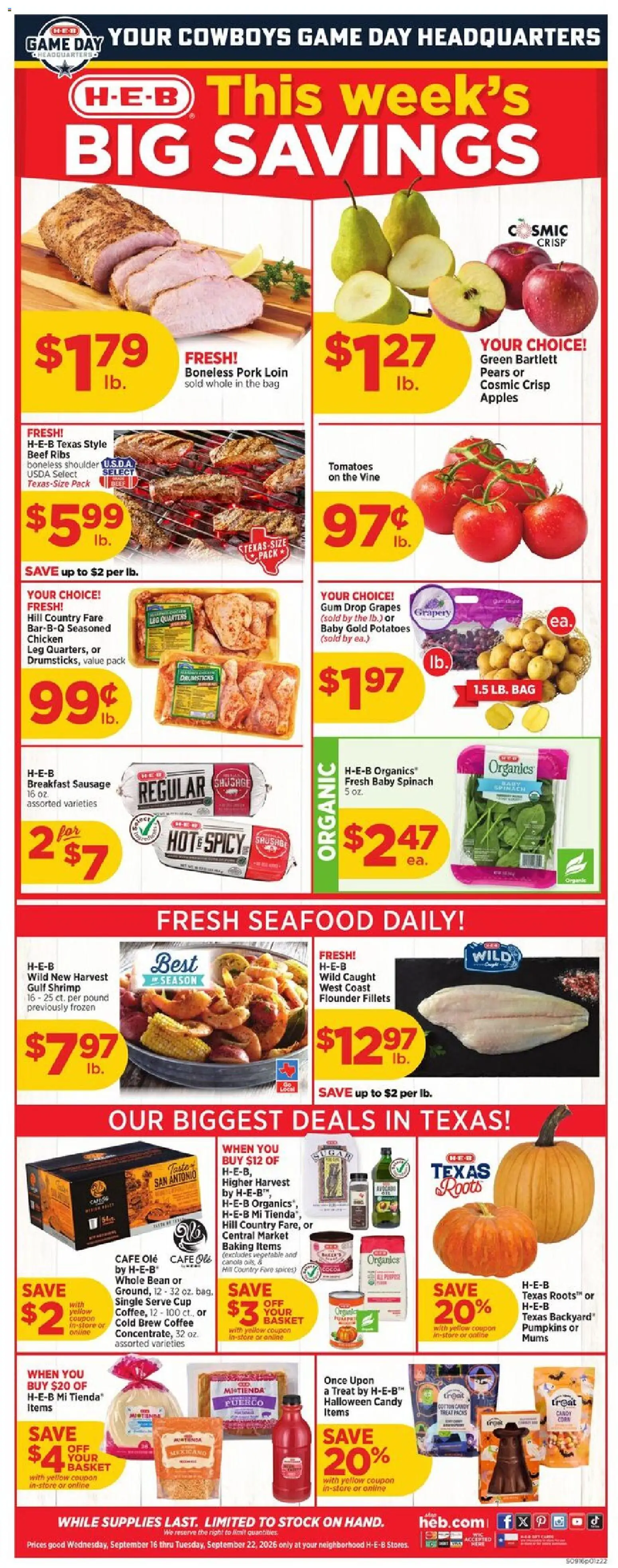 Ad Preview of H-E-B H-E-B Weekly Ad from 09/16/2026