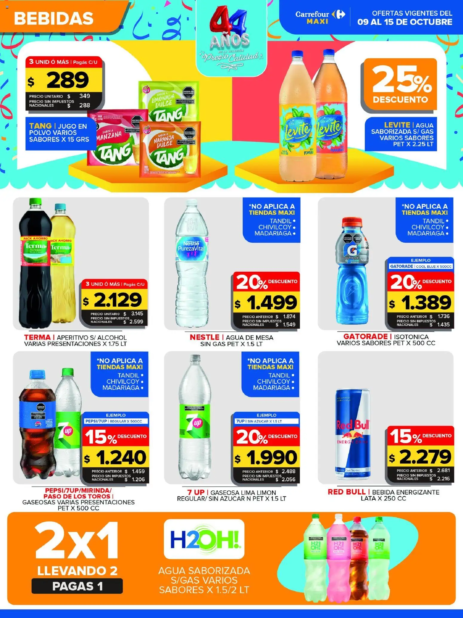 Vista previa del folleto de la tienda Carrefour Maxi válido desde el 09/10/2026 