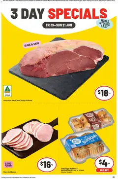 Preview of catalogue IGA 3 Day Specials WA from shop IGA valid 19/06/2026