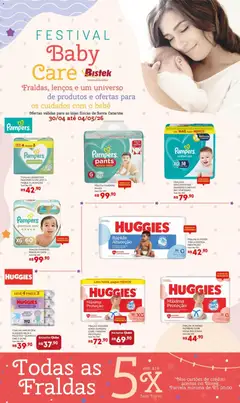Pré-Visualização do folheto "Bistek Supermercados ofertas Festival Baby Care" da loja Bistek Supermercados válido a partir de 30/04/2026