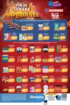 Pré-Visualização do folheto "Bahamas Supermercados ofertas Fim de Semana Imperdível" da loja Bahamas Supermercados válido a partir de 15/05/2026