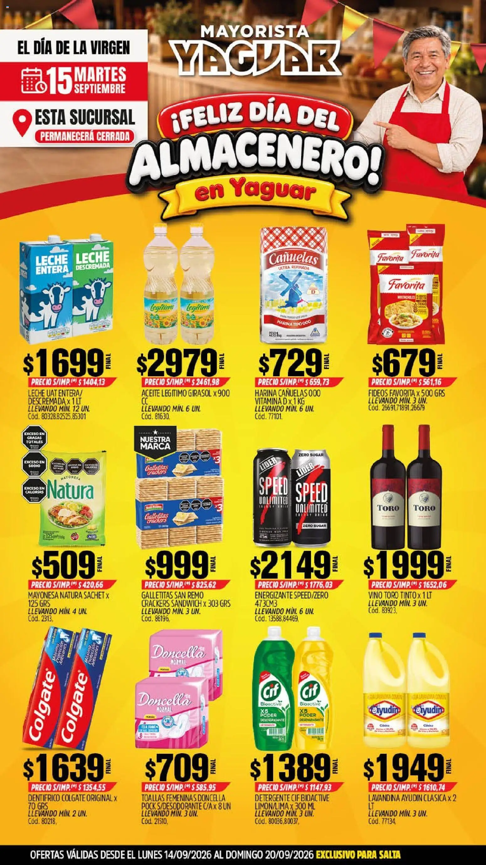 Vista previa del folleto de la tienda Yaguar válido desde el 14/09/2026 