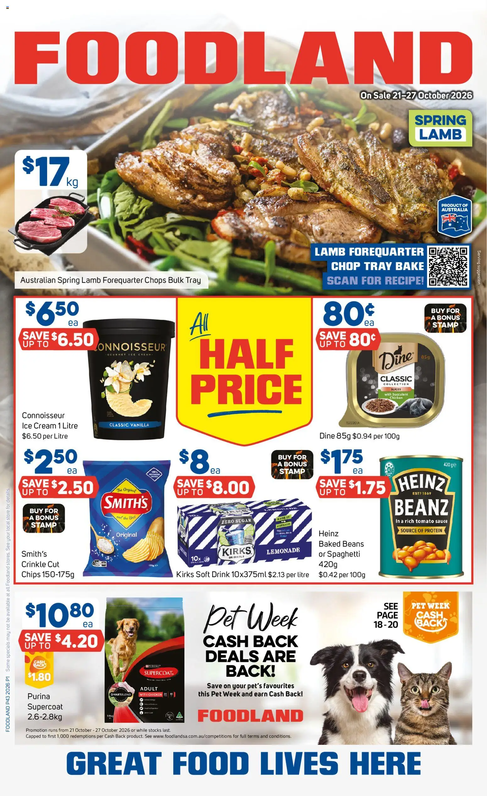 Preview of catalogue Foodland catalogue from shop Foodland valid 21/10/2026