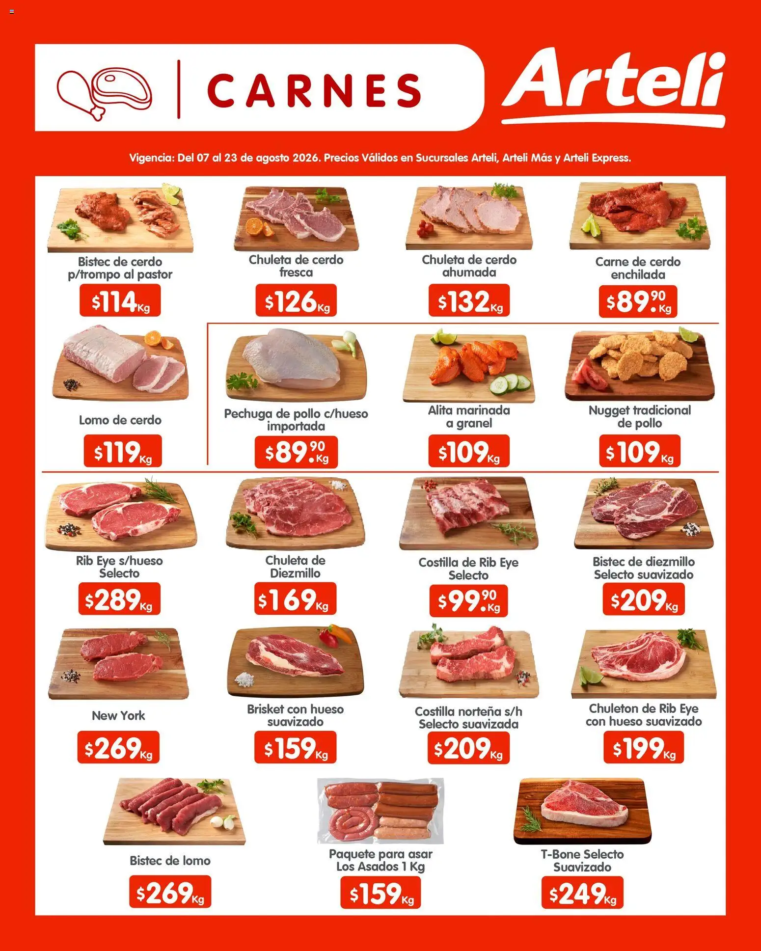 Vista previa las ofertas de la tienda Arteli - Arteli folleto Quincenal desde el 07/08/2026 