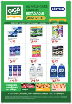 Pré-Visualização do folheto "GIGA Atacado ofertas Limppano" da loja GIGA Atacado válido a partir de 17/06/2026