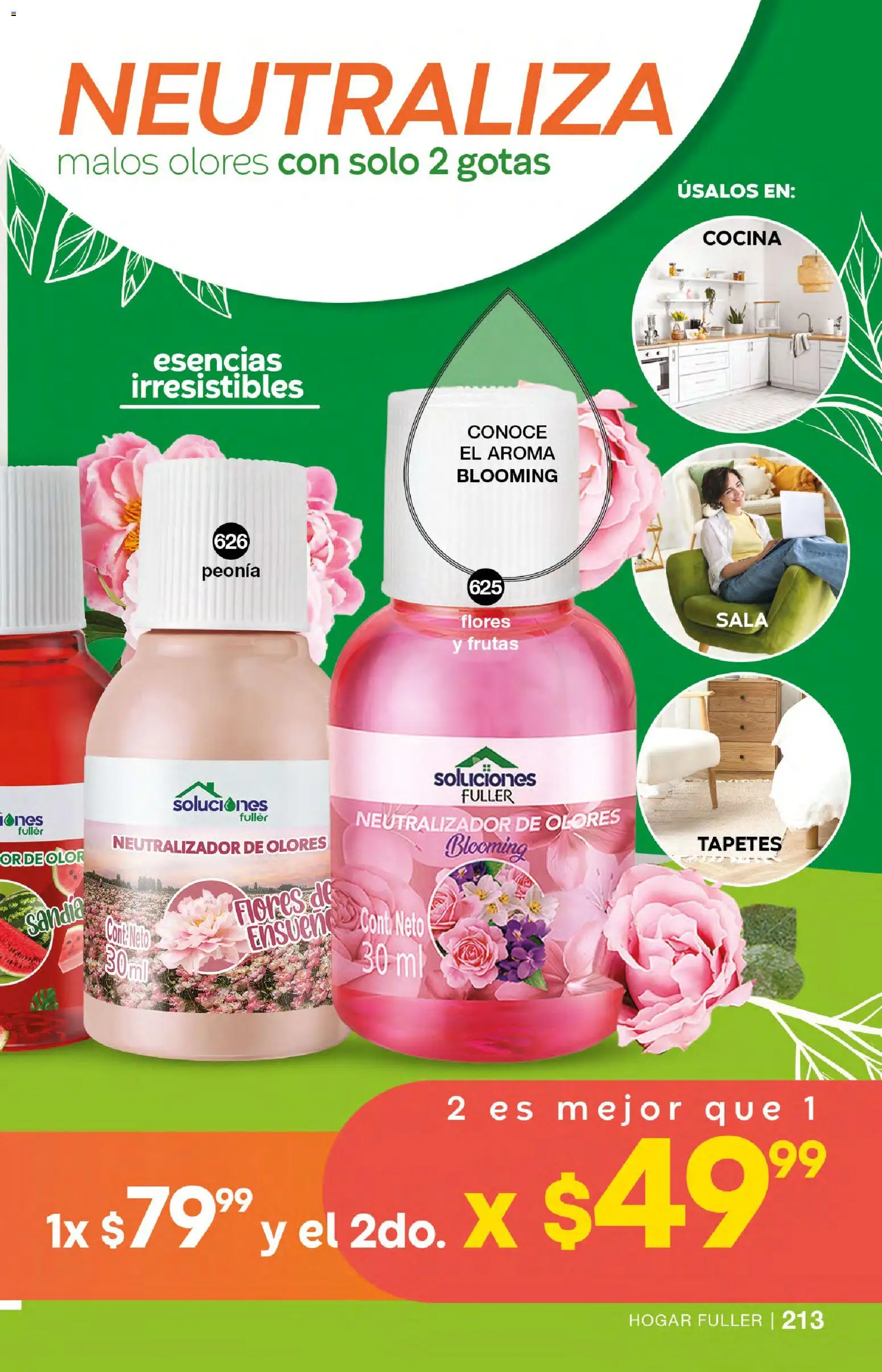 Vista previa las ofertas de la tienda Fuller - Campaña 23 2026 desde el 18/02/2026 - Flores, Cocina, Sala, Esencias