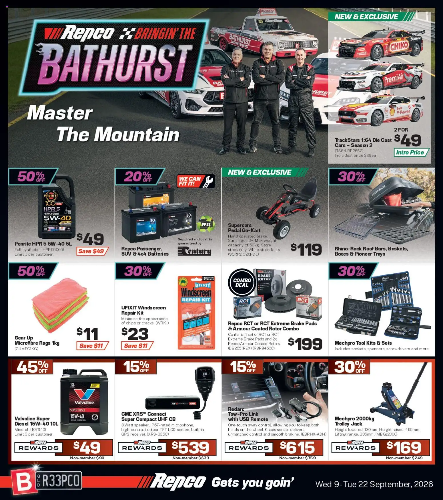 Preview of catalogue Repco catalogue from shop Repco valid 09/09/2026