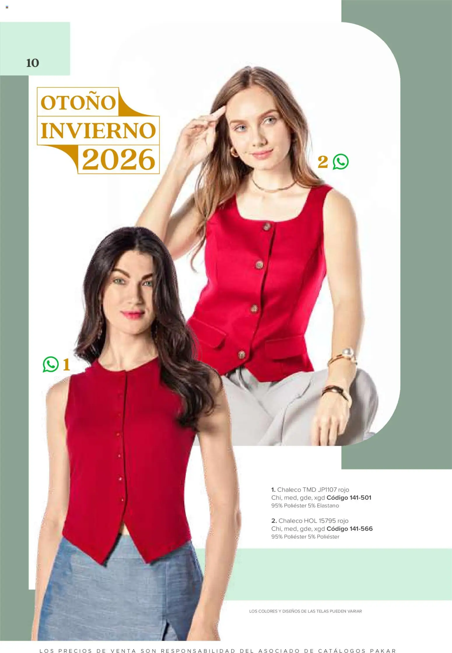 Vista previa las ofertas de la tienda SC Pakar - SC Pakar catálogo Ropa desde el 31/07/2026 