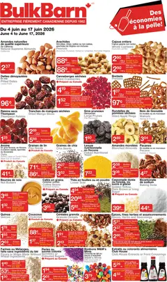 Preview of leaflet Bulk Barn weekly flyer / circulaire from shop Bulk Barn is valid from Jun 04, 2026