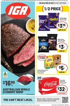 Preview of catalogue IGA catalogue East Brisbane from shop IGA valid 26/08/2026