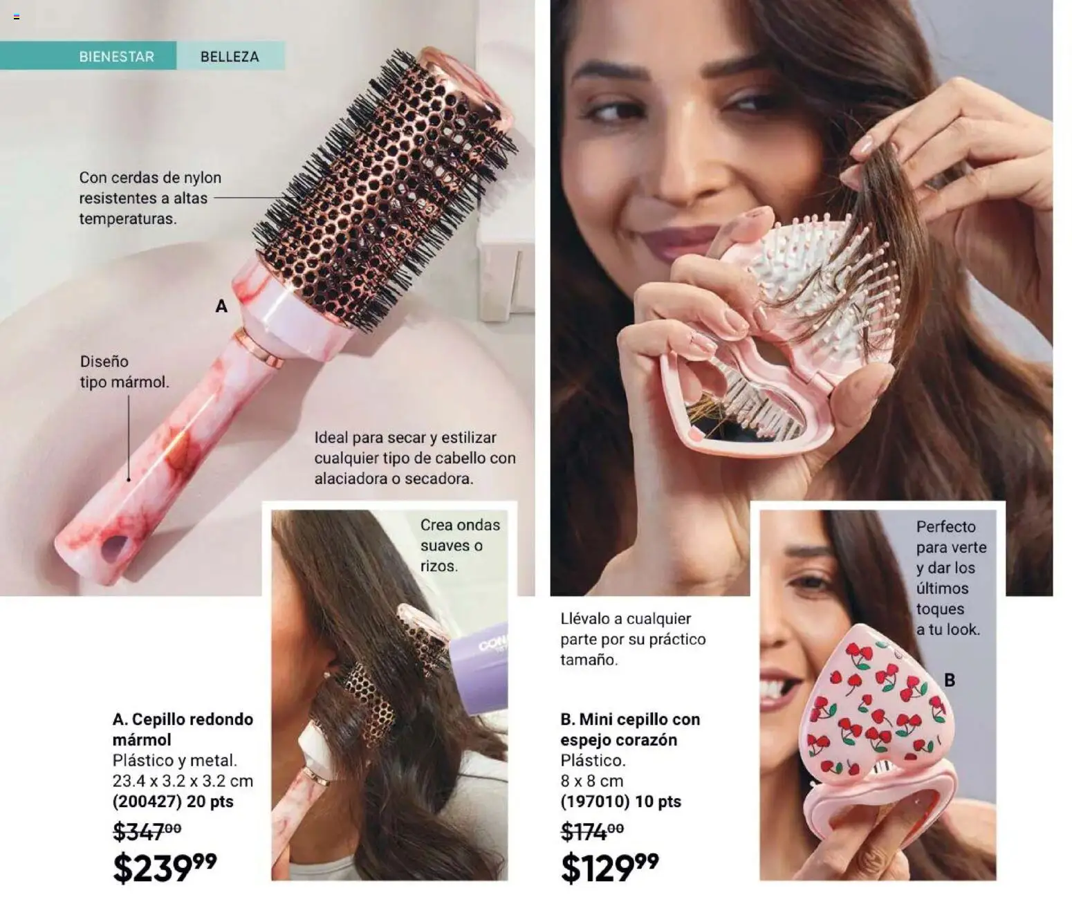 Vista previa las ofertas de la tienda AVON - Casa & Estilo 4 2026 desde el 20/02/2026 - Espejo, Cepillo