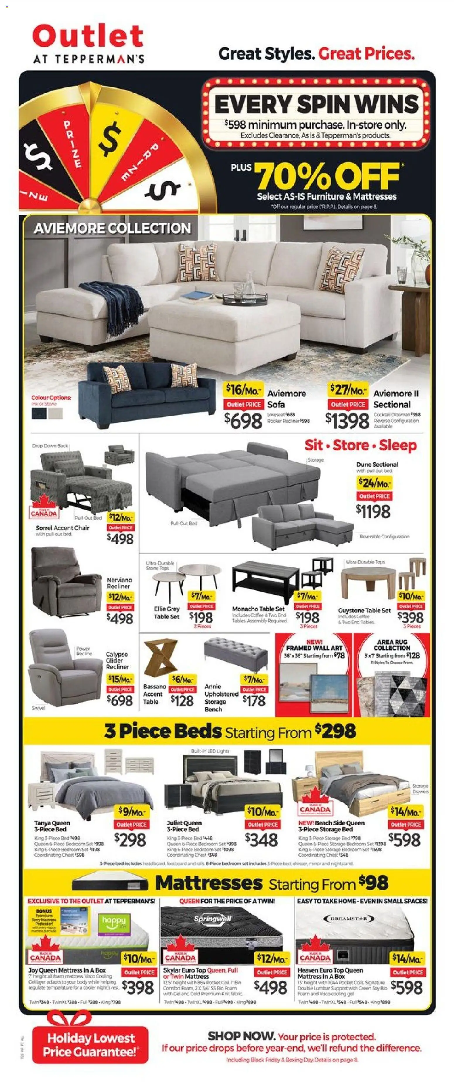 Preview of leaflet Tepperman's outlet from shop Tepperman's is valid from Oct 30, 2026