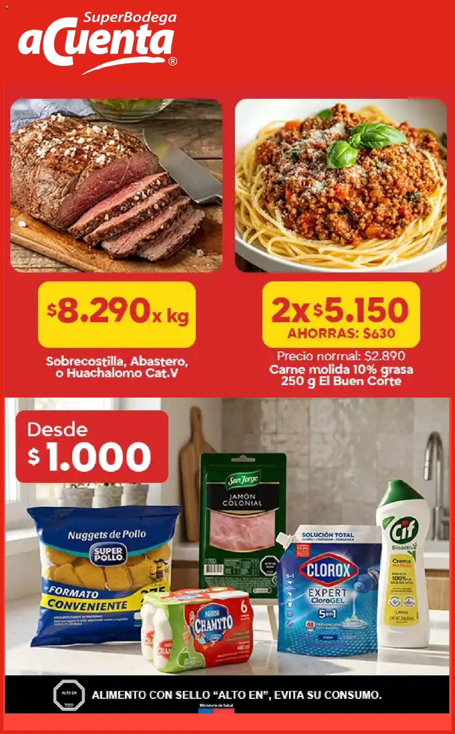 Folleto de la tienda Super Bodega aCuenta válido desde el 02.08.2026 
