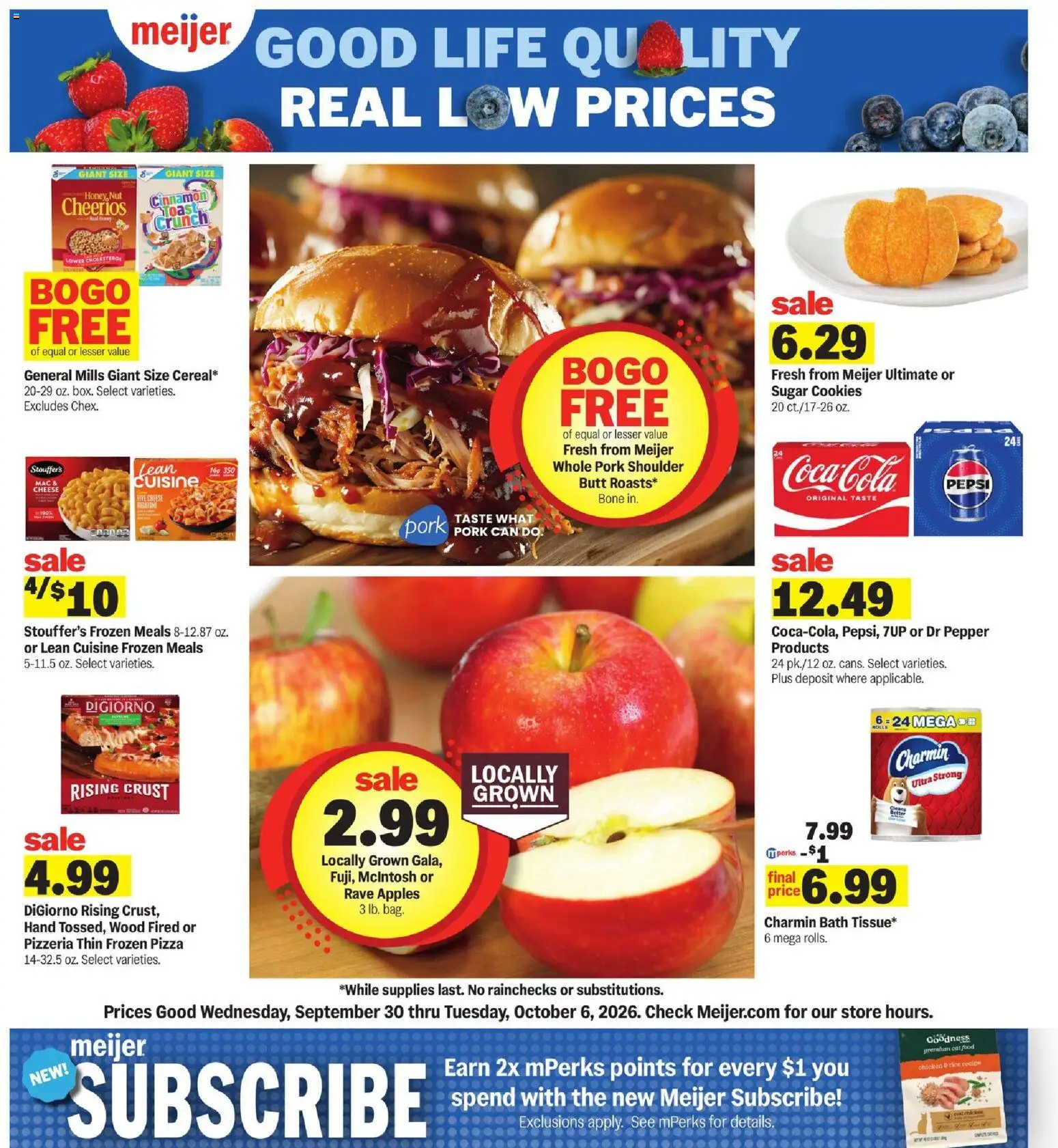 Ad Preview of Meijer Meijer Weekly Ad from 09/30/2026
