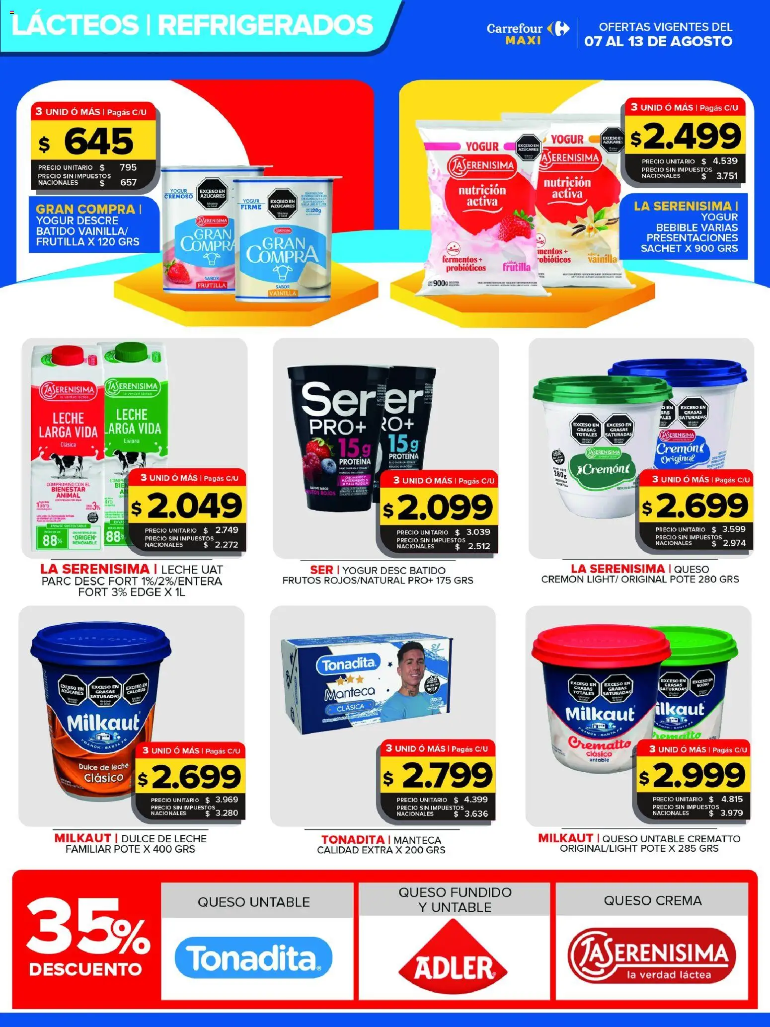 Vista previa del folleto de la tienda Carrefour Maxi válido desde el 07/08/2026 