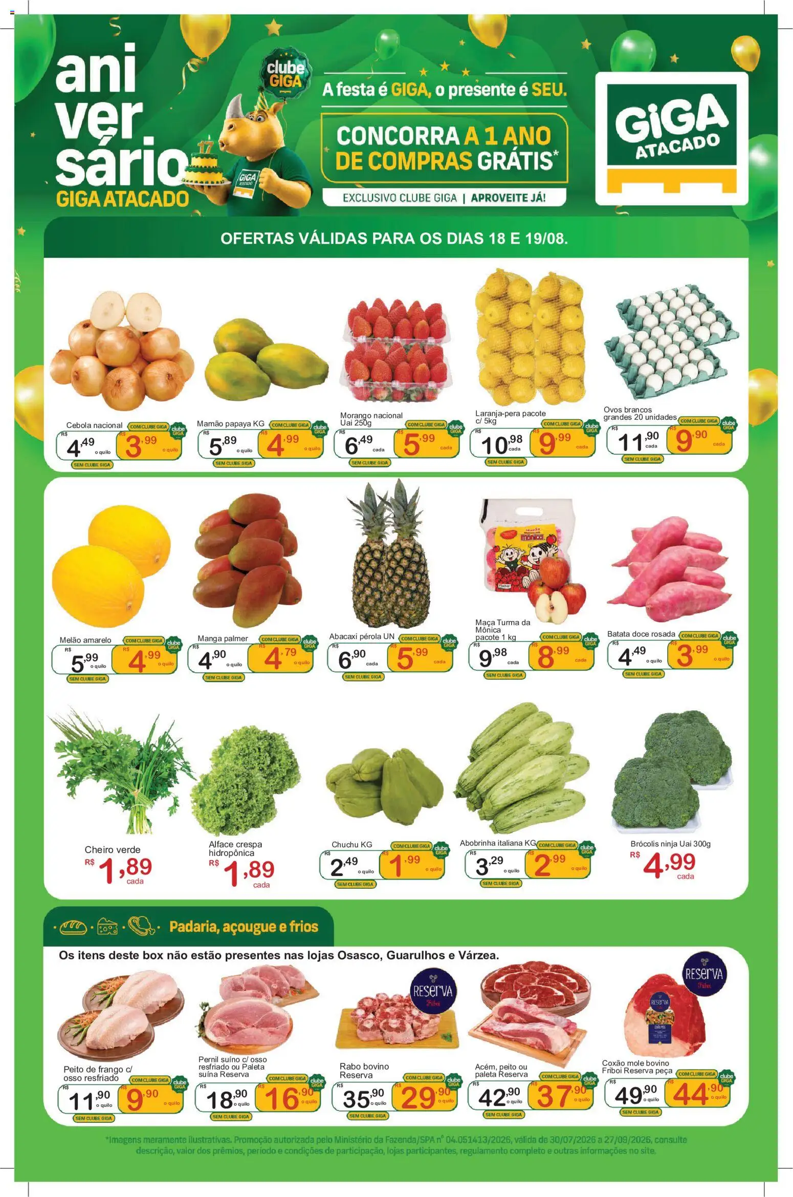 Pré-Visualização do folheto "GIGA Atacado ofertas Feirão" da loja GIGA Atacado válido a partir de 18/08/2026