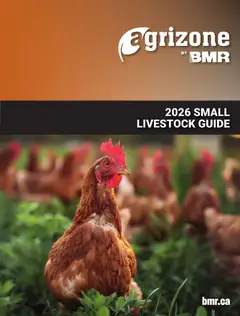 Preview of leaflet Agrizone - 2026 Small Livestock Guide from shop BMR is valid from Feb 06, 2026