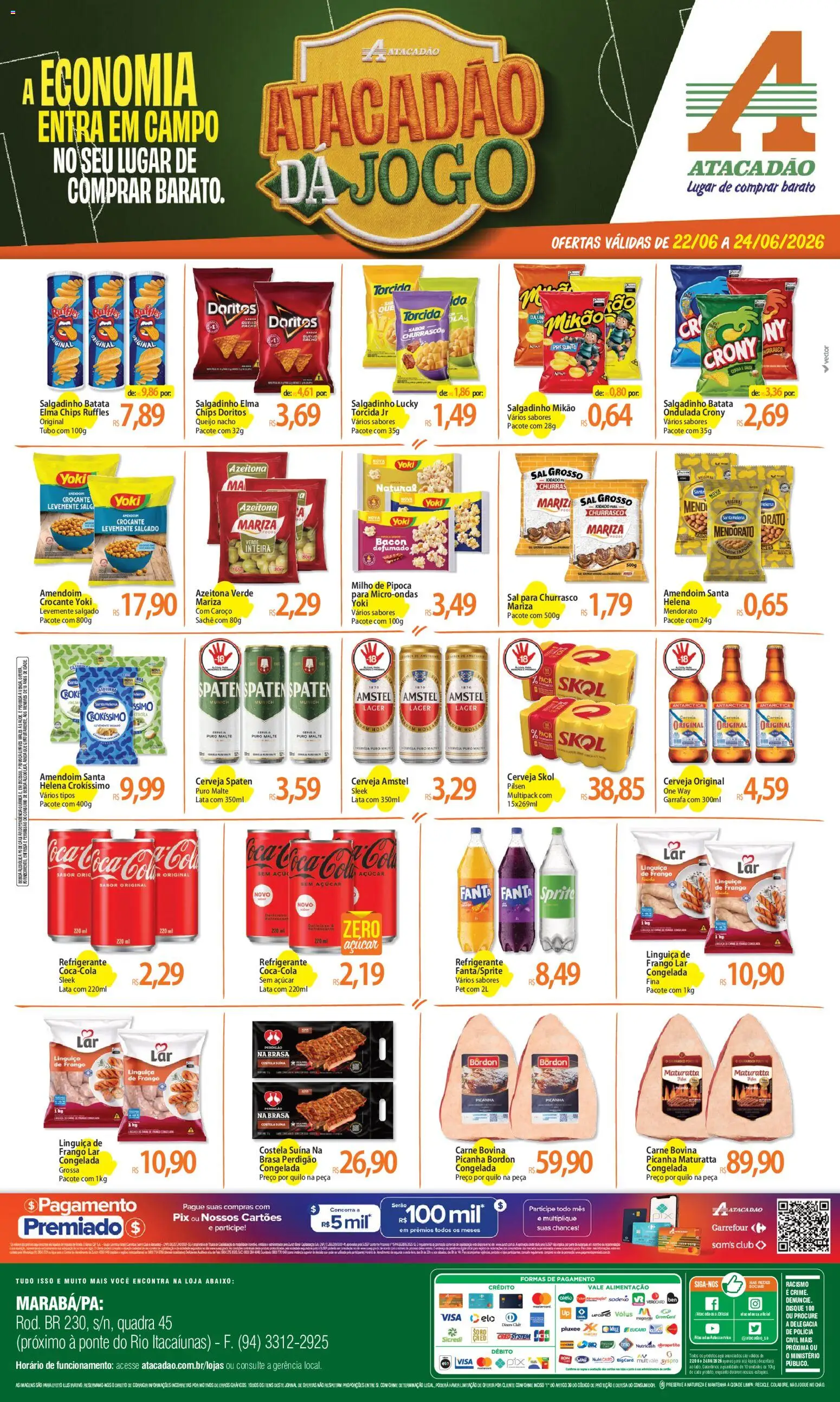 Pré-Visualização do folheto "Atacadão ofertas - PA" da loja Atacadão válido a partir de 22/06/2026