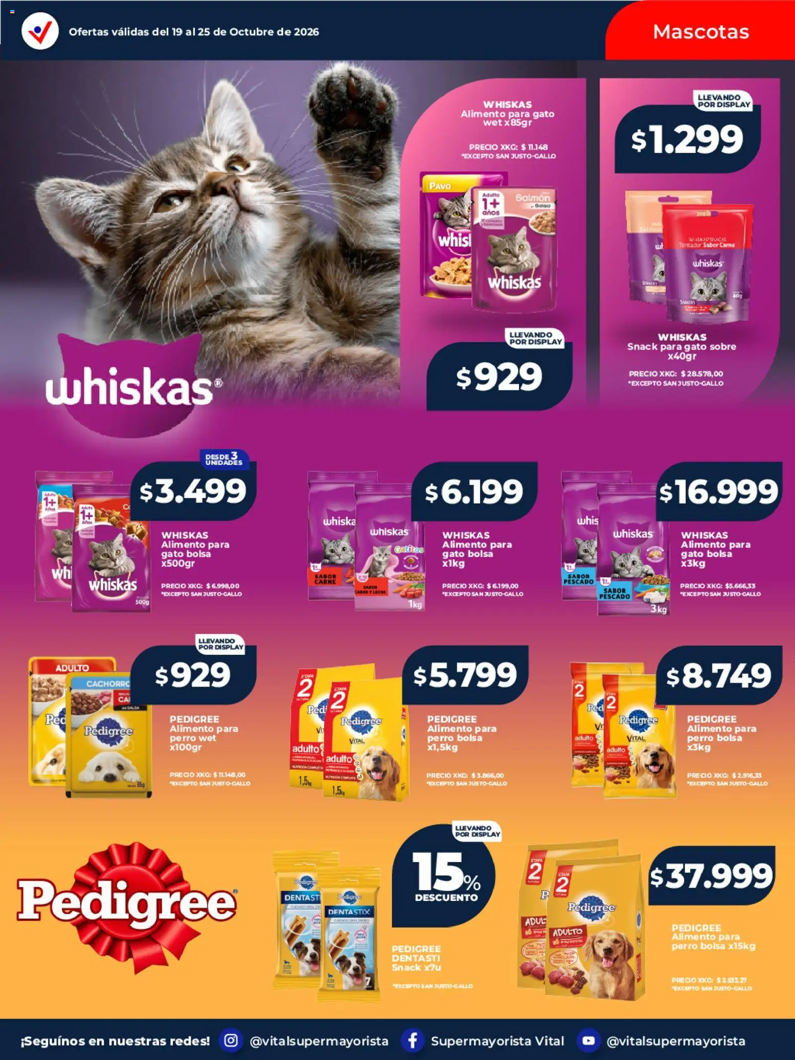 Vista previa del folleto de la tienda Vital válido desde el 19/10/2026 