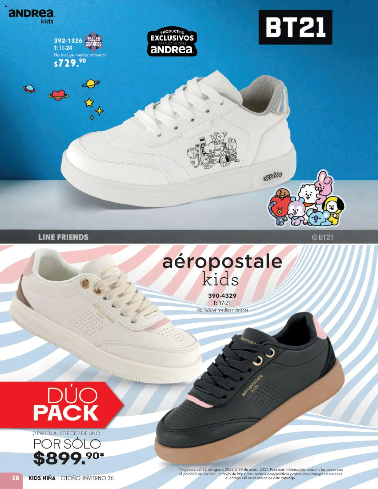 Vista previa las ofertas de la tienda Andrea - Andrea catálogo Infantil desde el 23/08/2026 