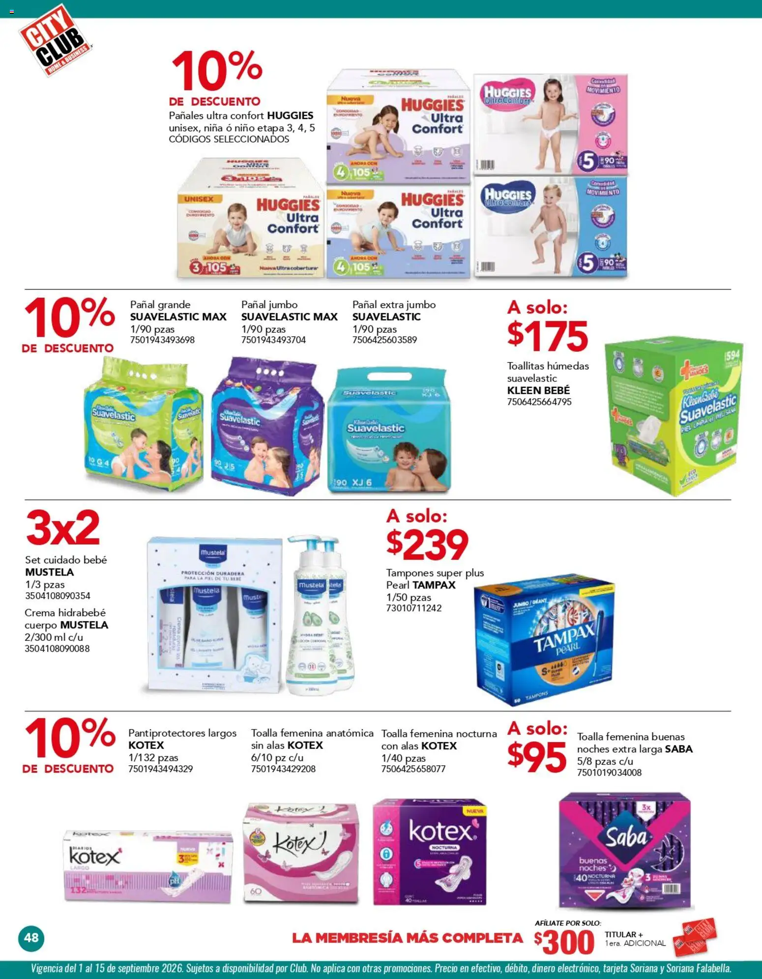 Vista previa las ofertas de la tienda City Club - City Club catálogo desde el 01/09/2026 