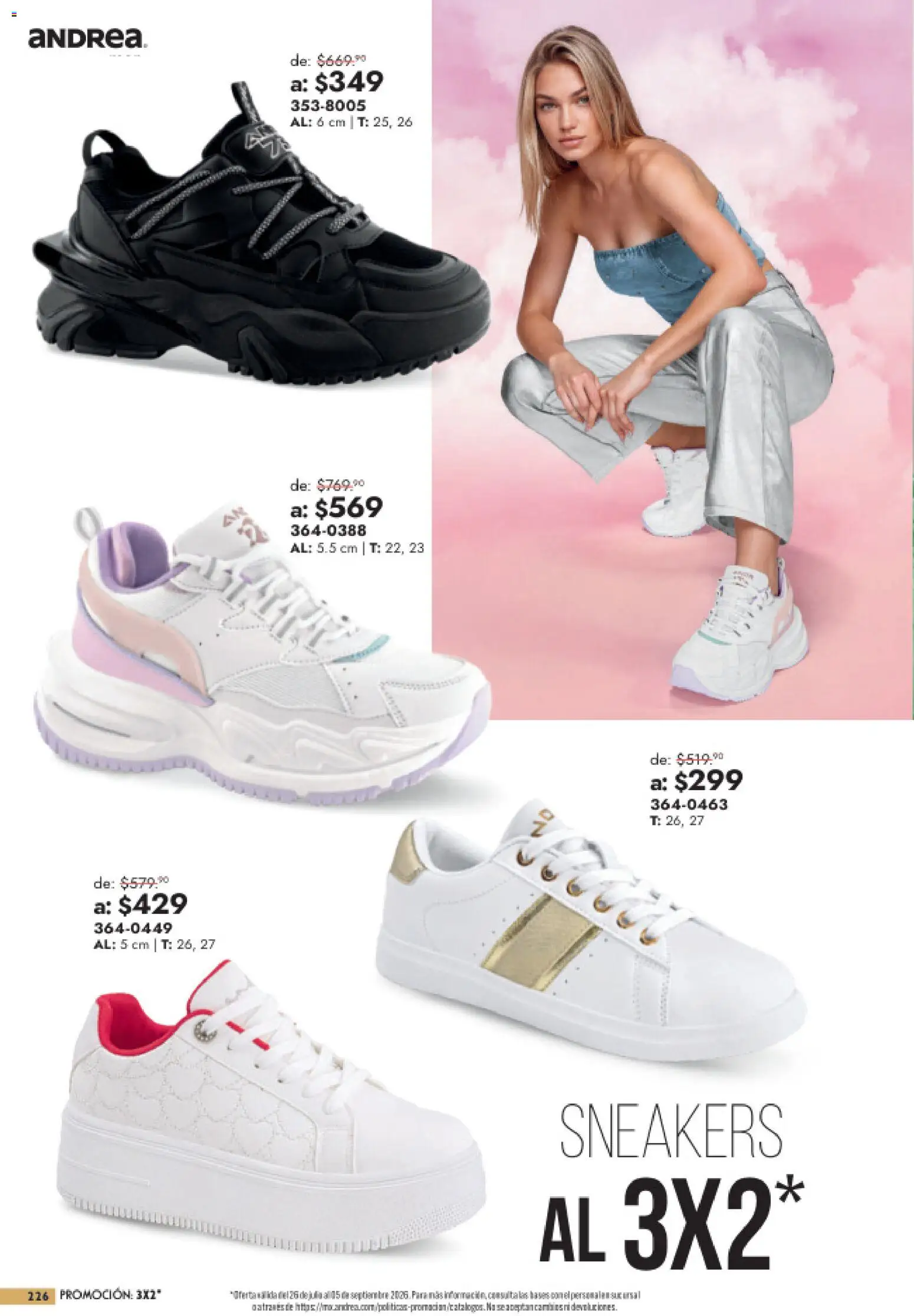 Vista previa las ofertas de la tienda Andrea - Andrea catálogo Outlet desde el 26/07/2026 