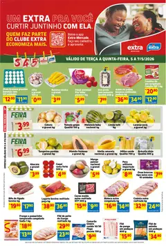 Pré-Visualização do folheto "Extra ofertas de Mercado Terça e Quinta" da loja Extra válido a partir de 05/05/2026