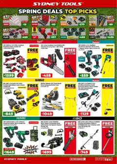 Preview of catalogue Sydney Tools catalogue from shop Sydney Tools valid 17/09/2026